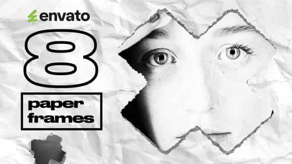 8 Paper Frames - VideoHive 58642457