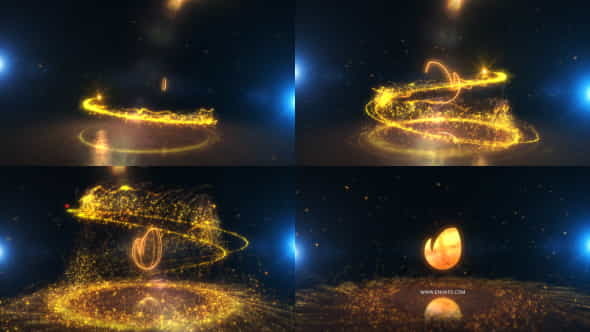 Glowing Particle Logo - VideoHive 20525094