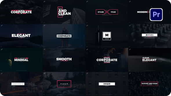 Typography For Premiere Pro - VideoHive 33571813
