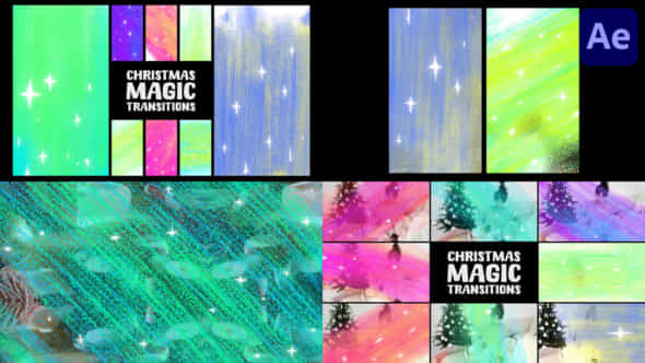 Christmas Magic Seamless Transitions For After Effects - VideoHive 55421600