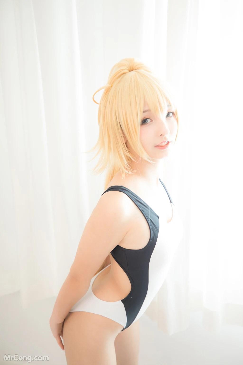 Coser@神楽坂真冬 Vol.036: 电子相册-白贞德《Swimingthedrea》(150 photos)(15)