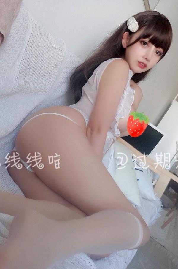 Dytv主播过期米线线SAMA-情趣透明女仆装写真(3)