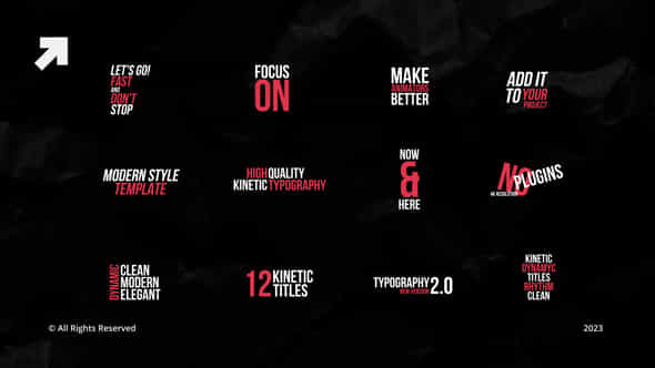 Kinetic Typography 2.0 - VideoHive 42283607