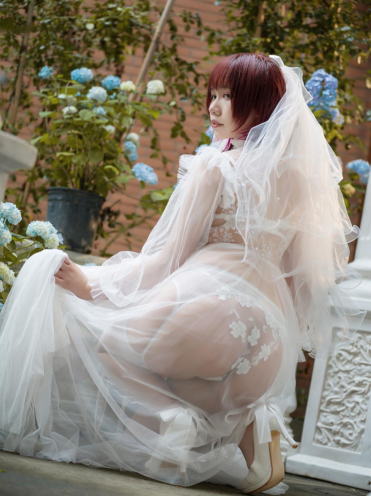 Cosplay 麻花麻花酱 黑白婚纱 Set.02(11)