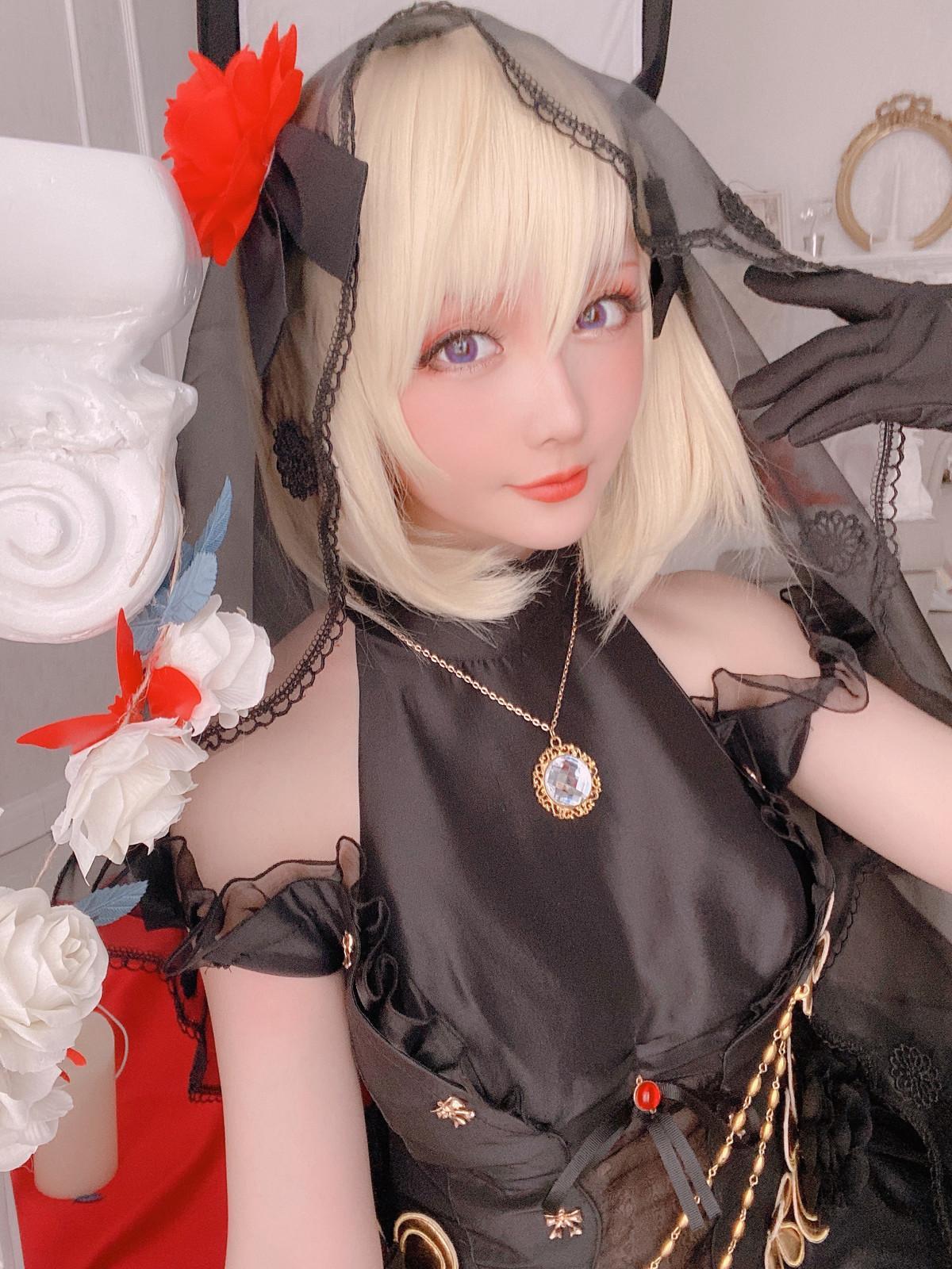 Cosplay 星之迟迟Hoshilily Z23婚纱(47)