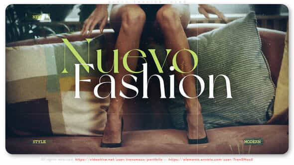 Nuevo Fashion Intro - VideoHive 53392041