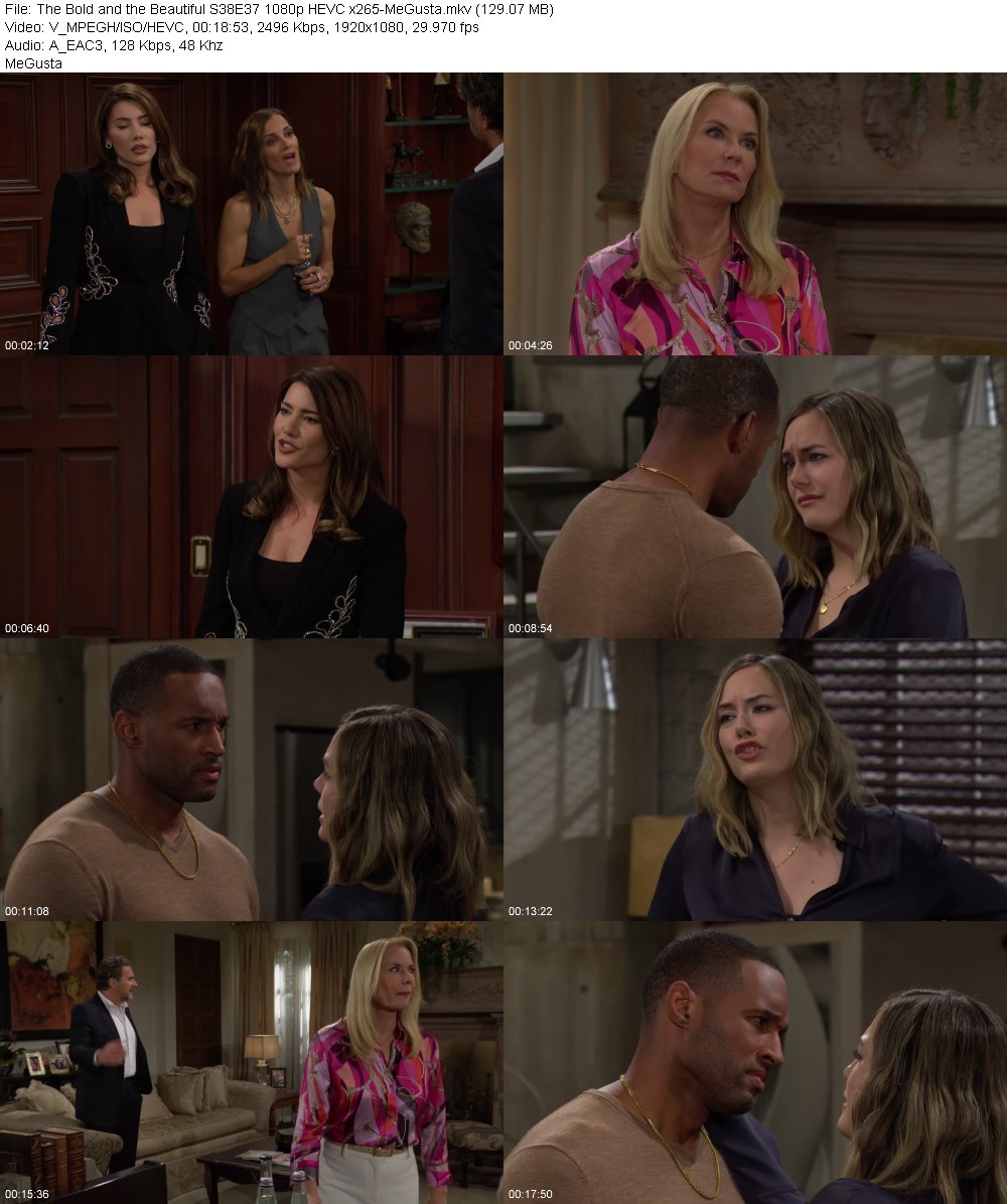 The Bold and the Beautiful S38E37 1080p HEVC x265-MeGusta