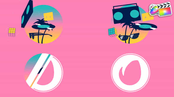 Summer 80S Logo For Fcpx - VideoHive 52436252