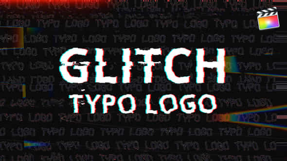 Glitch Typo Logo - VideoHive 29847234