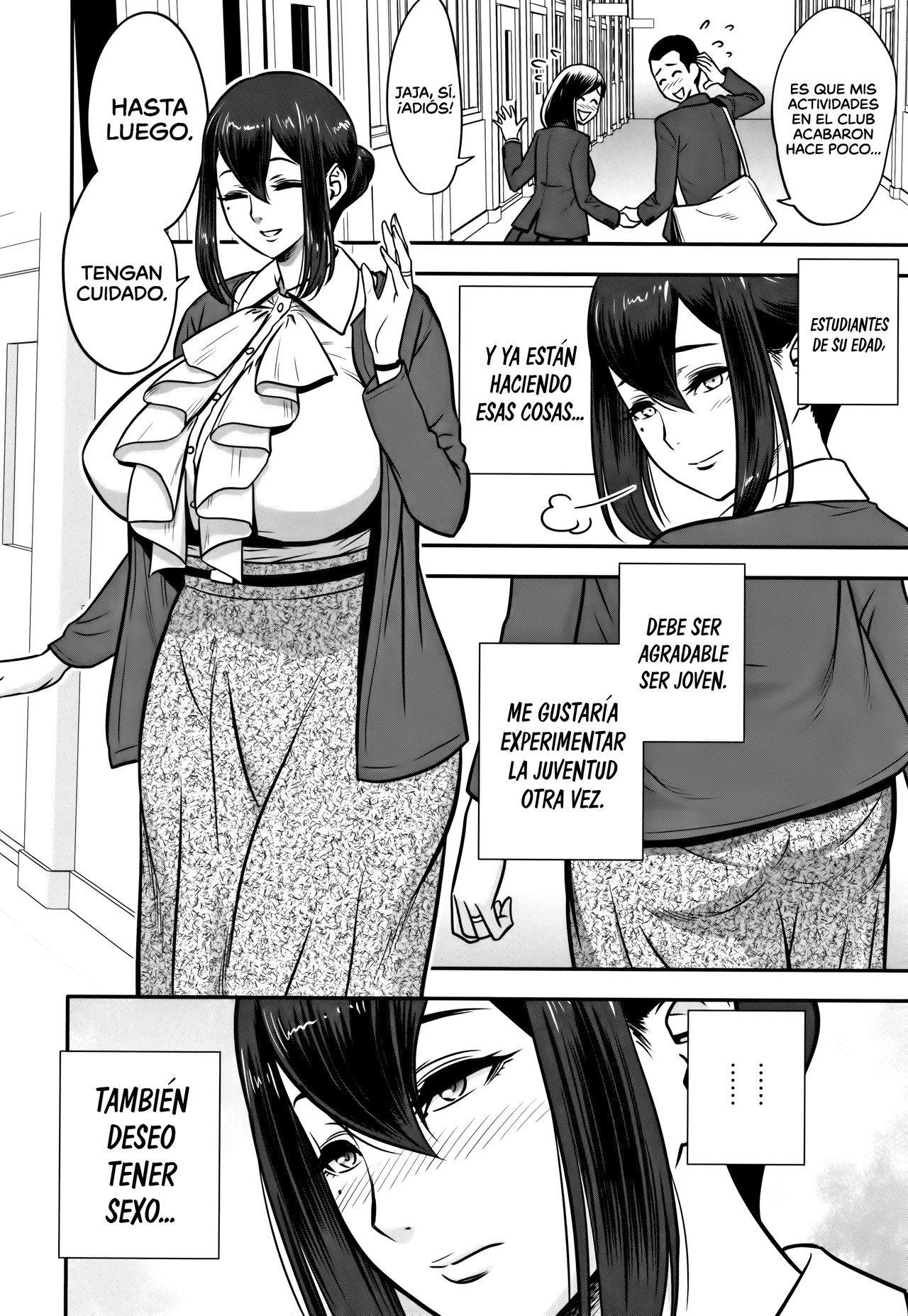 [Takasugi Kou] My Fair MILF Ch. 8-10 [Spanish] [K.A. Works]