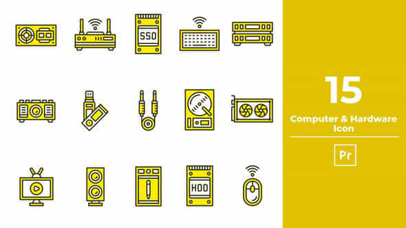 Computer Hardware - VideoHive 46175476