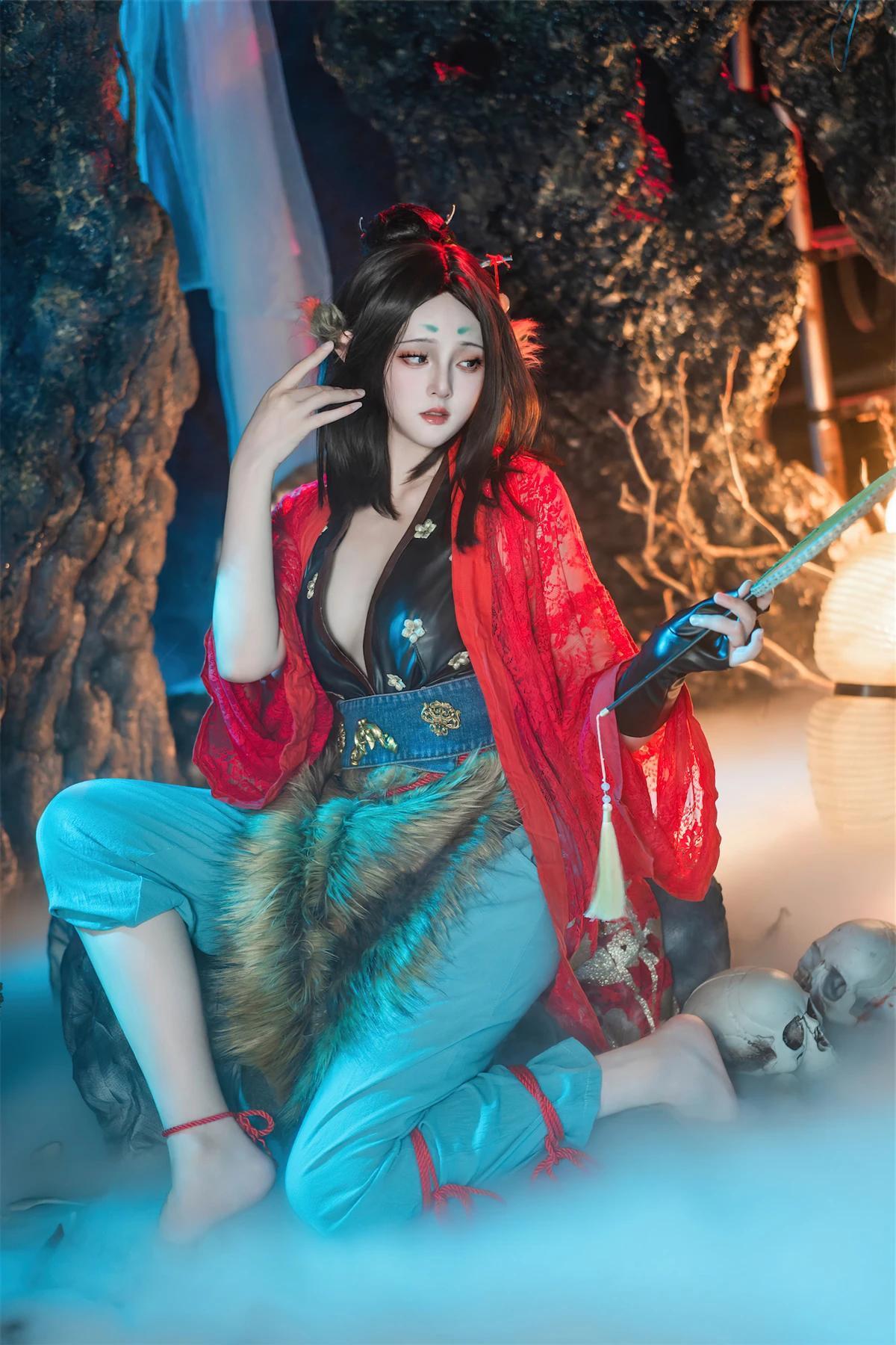 Cosplay Natsuko夏夏子 – 黑神话：悟空 萍萍(13)