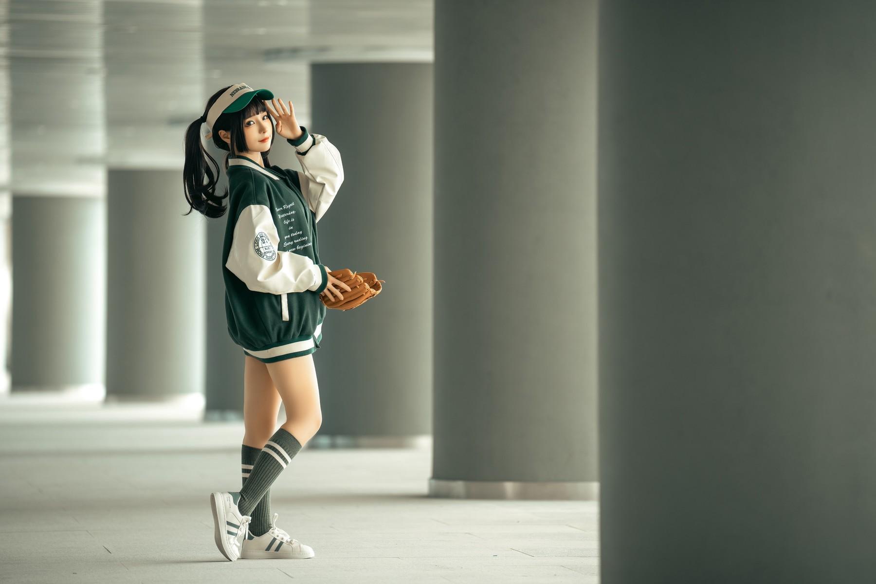 Cosplay 蠢沫沫 Chunmomo 棒球女孩 Baseball Girl Vol.01(31)