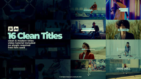 Clean Titles - VideoHive 44235925