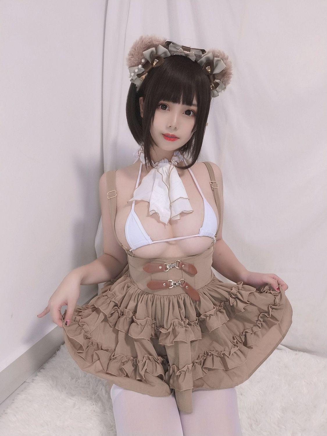 [福利女神cosplay] 蜜汁猫裘 - 小熊(17)