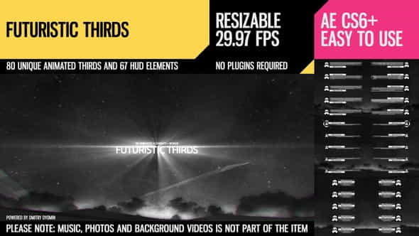 Futuristic Thirds - VideoHive 17842515