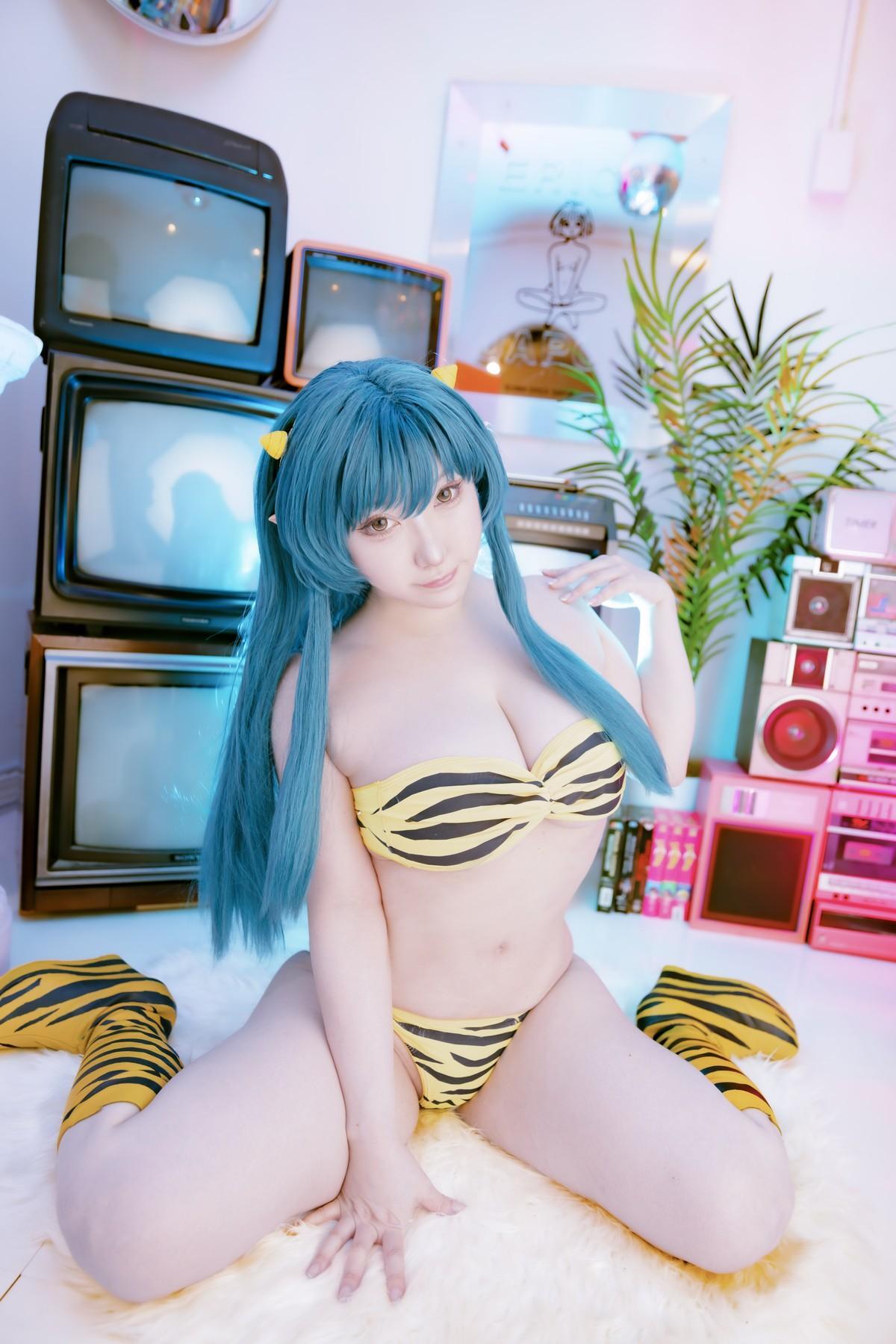 Cosplay SAKUサク Lum ラム うる星やつら Set.03(4)