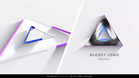 Glossy Logo Reveal - VideoHive 51818788