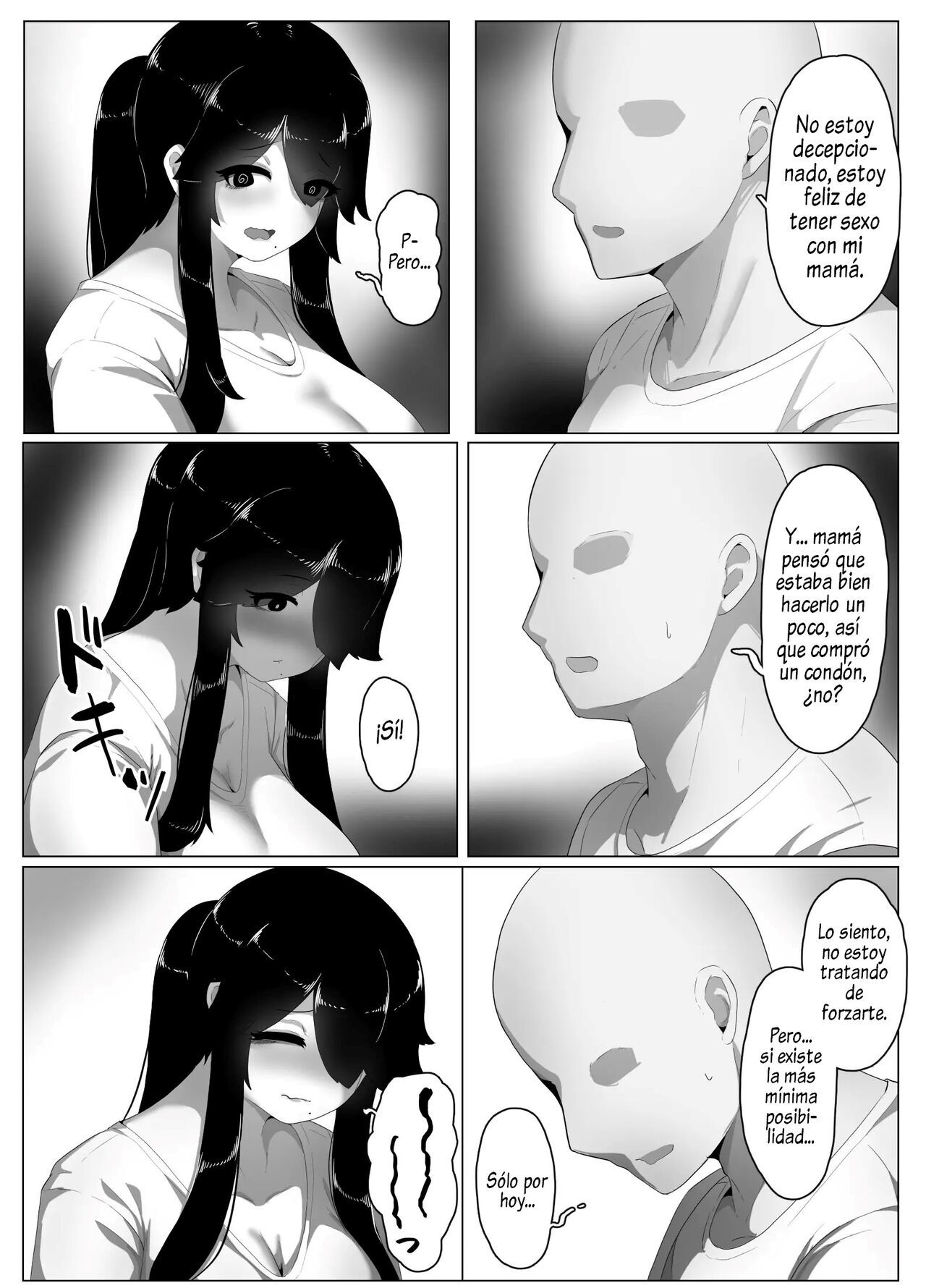 [hahayamoya (moya)] Oyasumi, Okaa-san I  Good Night, Mom I [Spanish]  [Al Chile no Sé Scan]