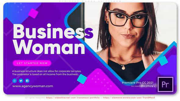 Business Lady Slideshow - VideoHive 32678091