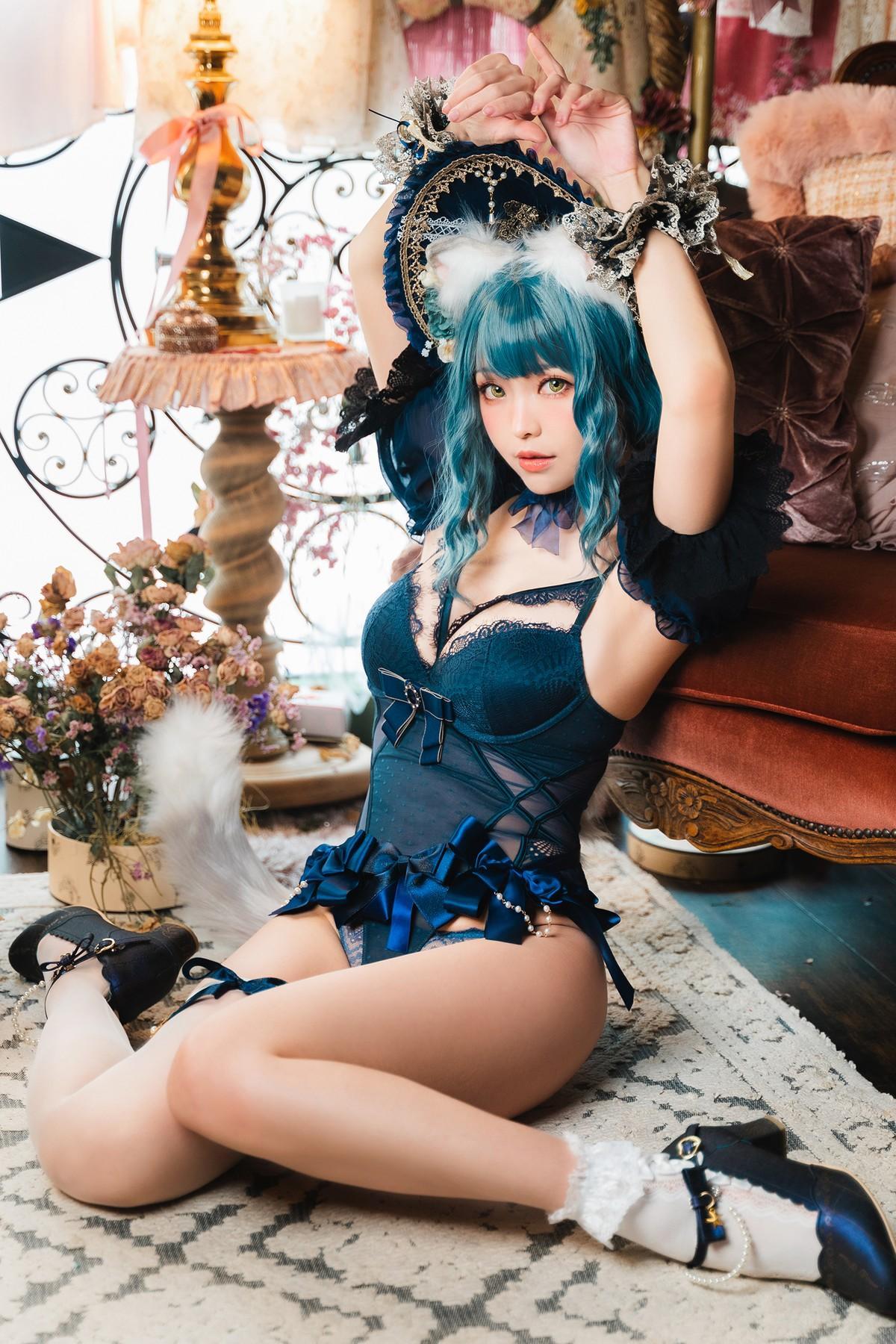 Cosplay ElyEE子 Scottish Fold Cat Doll 摺耳貓少女人形(42)
