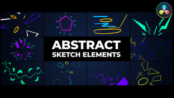 Abstract Sketch Elements - VideoHive 46174839