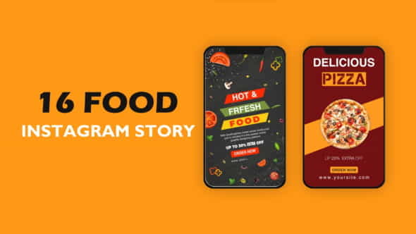 Food Instagram Story Pack - VideoHive 31122293