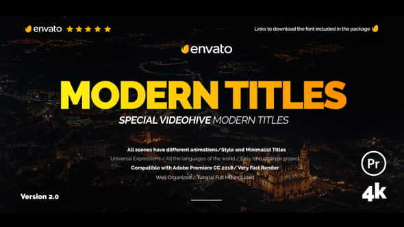 Modern Promo Titles for Premiere - VideoHive 22000321