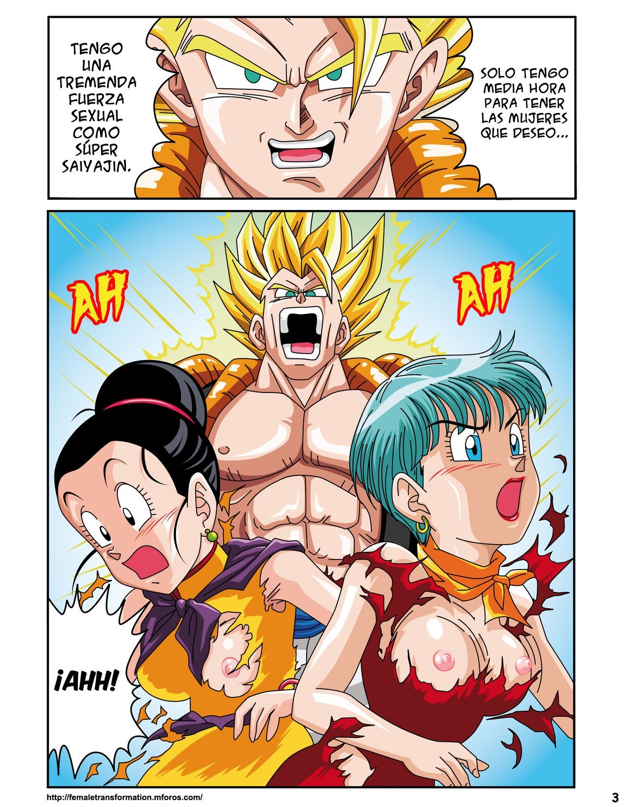 &#91;Rehabilitation (Garland)&#93; Dragon Ball H – Super Saiyajin Sexual - 3