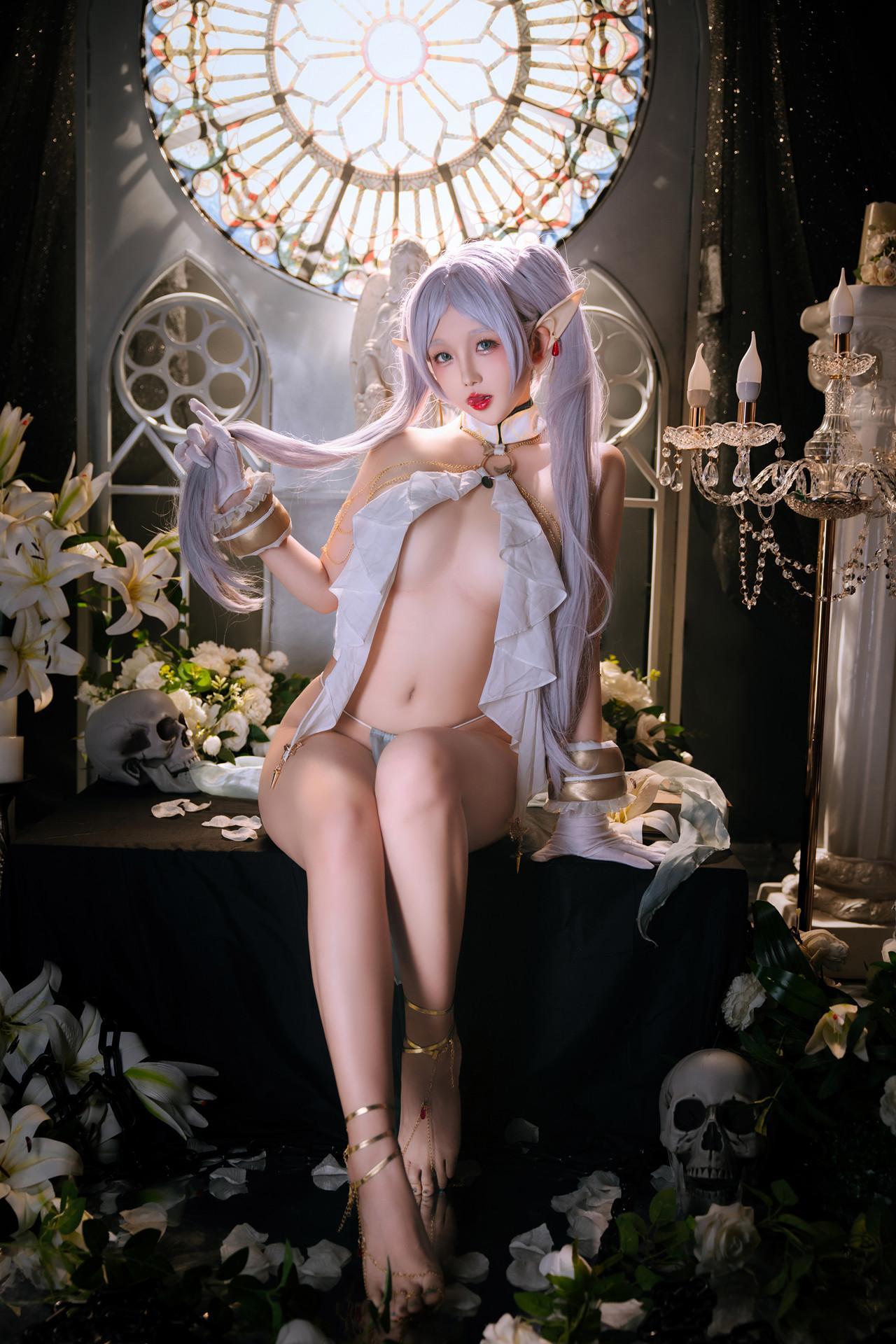 Cosplay Rinaijiao日奈娇 – 芙莉莲（圣光版）(4)