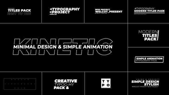 Typography Title 20 Mogrt | VideoHive 48236209