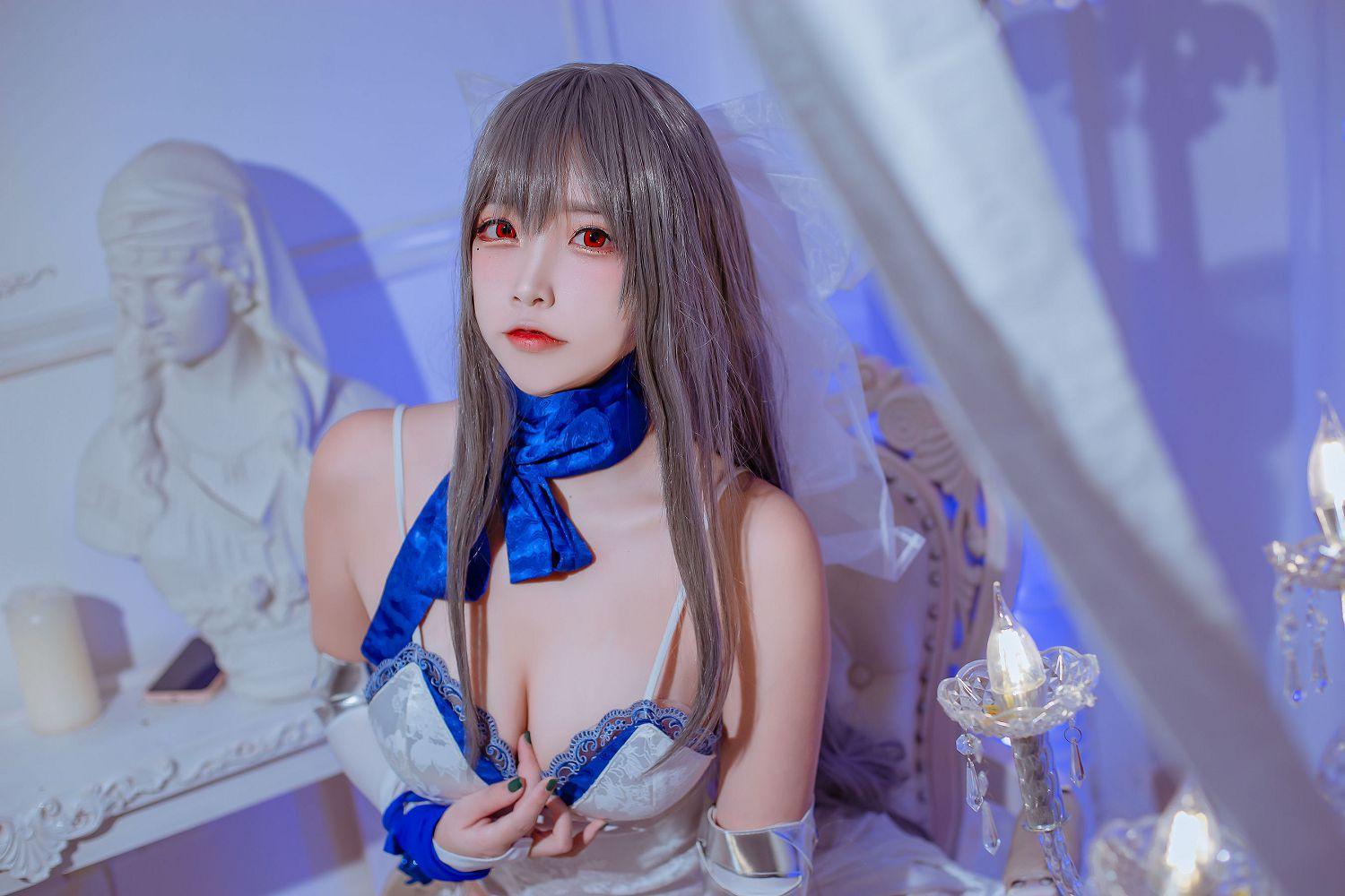 [福利女神cosplay] 二佐Nisa - 碧蓝航线 路易九世礼服(27)