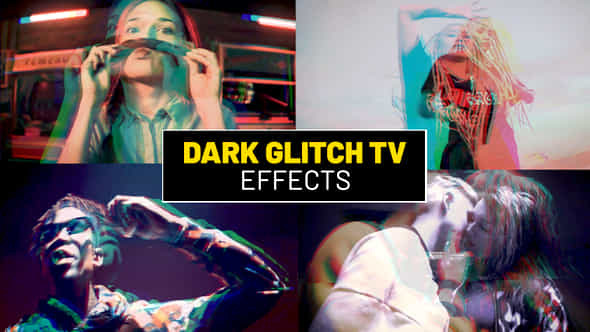 Dark Glitch Tv After Effects - VideoHive 52647142