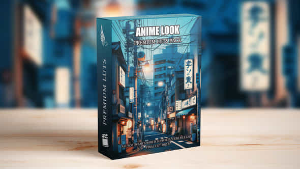 Anime Japan Blue Cinematic Street Film Luts Pack - VideoHive 49884250