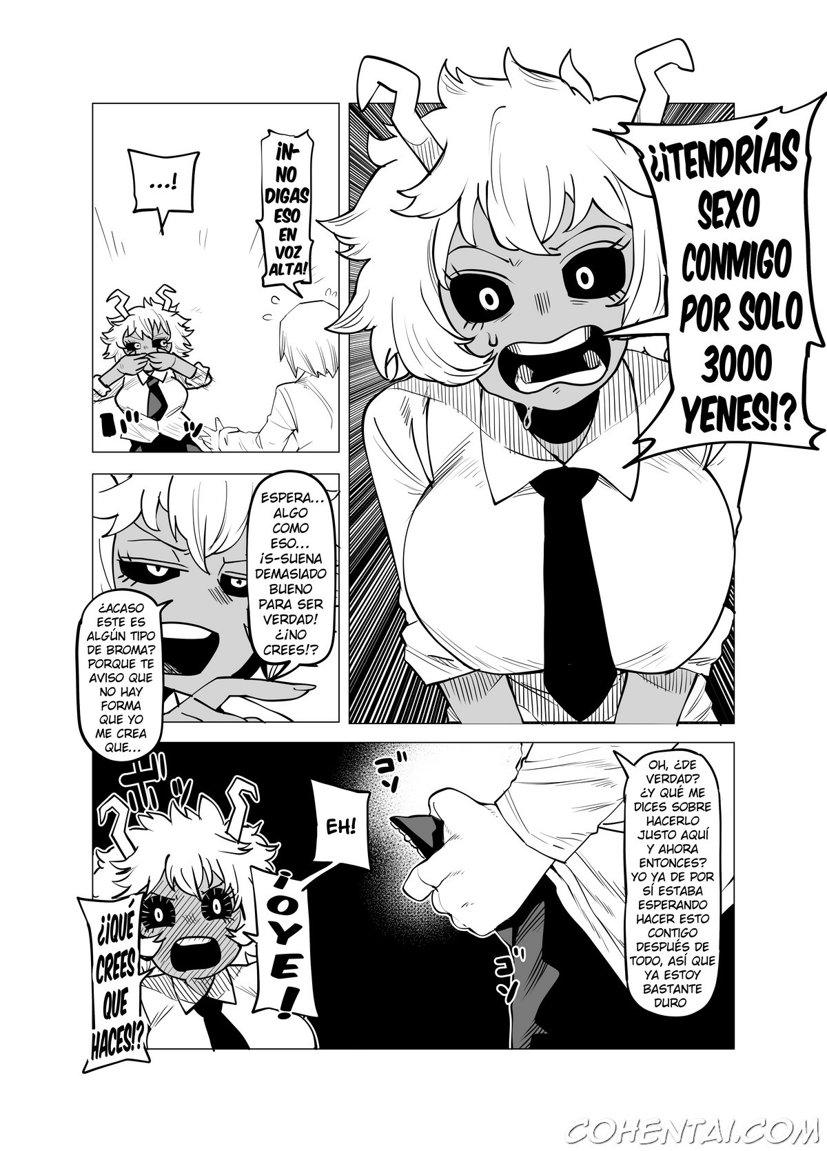 Teisou Gyakuten Butsu ~Ashido Mina no Baai~ (Boku no Hero Academia) xxx comics manga porno doujin hentai español sexo Mina Ashido My Hero Academia | Boku No Hero Academia