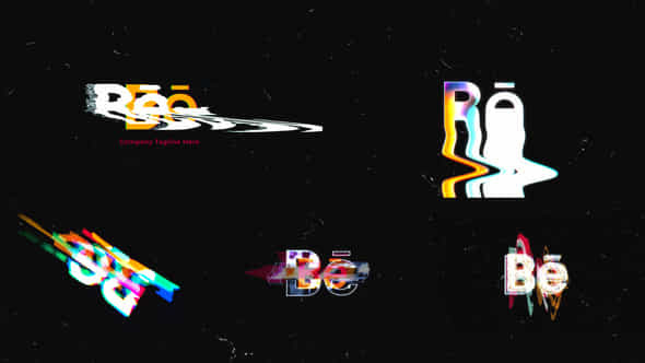 Glitch Logo 5In1 - VideoHive 49548878