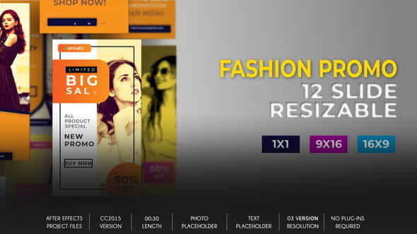 Fashion Promo Social B77 - VideoHive 32553734