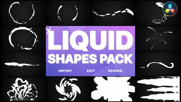 Liquid Shapes - VideoHive 33822134