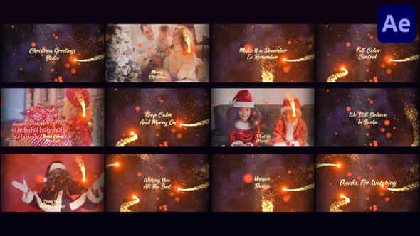 Christmas Greetings Titles For After Effects - VideoHive 48812602