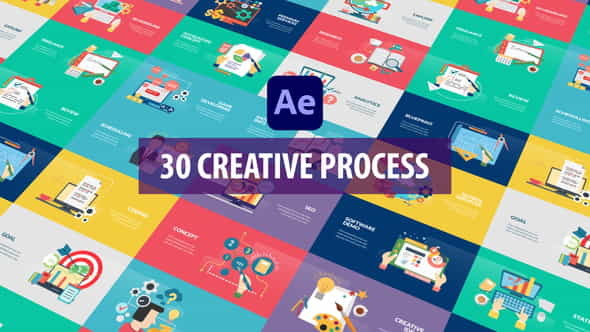 Creative Process Animation | After - VideoHive 32948207