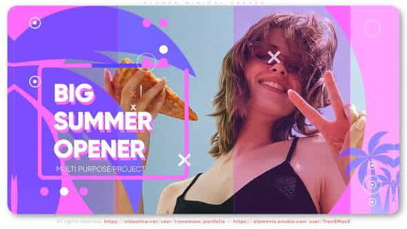 Summer Minimal Opener - VideoHive 32408197