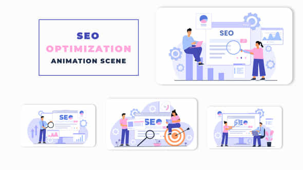 SEO Optimization Animation - VideoHive 46415643