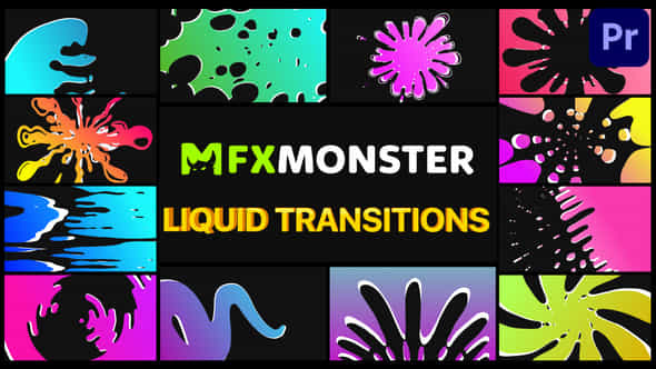 Liquid Transitions - VideoHive 32113561