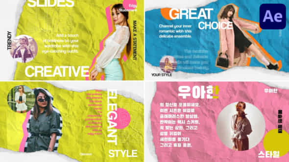 Creative Slides For After Effects - VideoHive 50669465