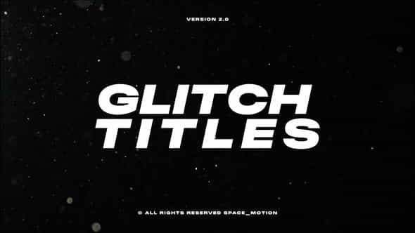 Glitch Titles - VideoHive 45179390