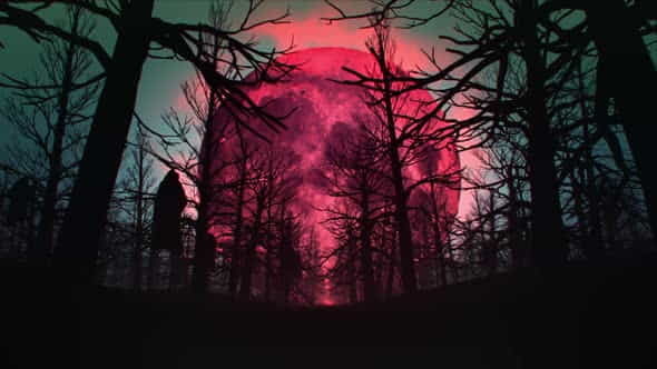 Horror Forest In The Blood - VideoHive 34068492