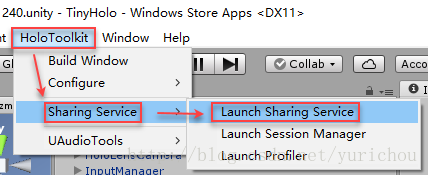 打开Sharing Service