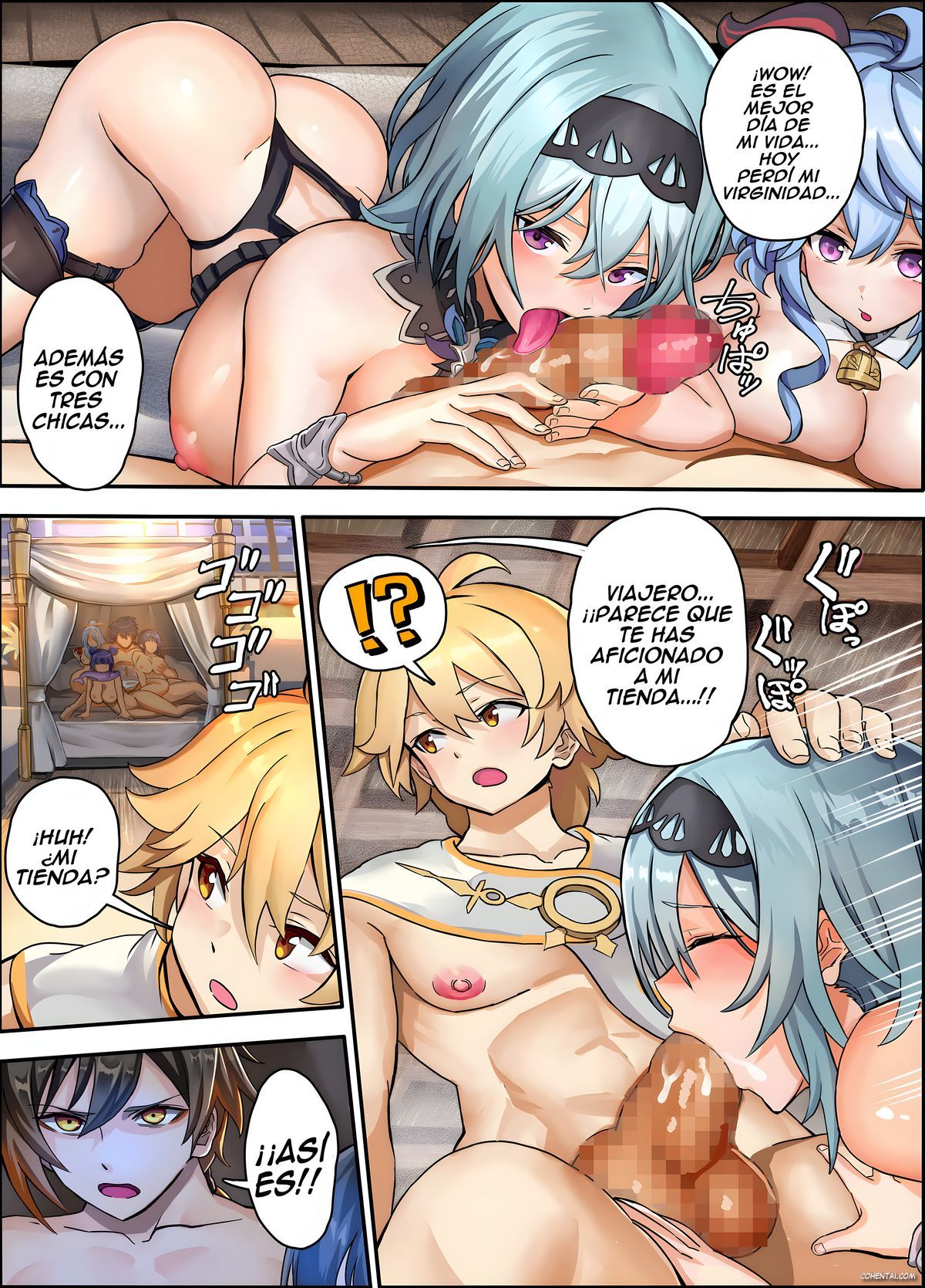 Genshin Paradise (Genshin Impact) xxx comics manga porno doujin hentai español sexo 