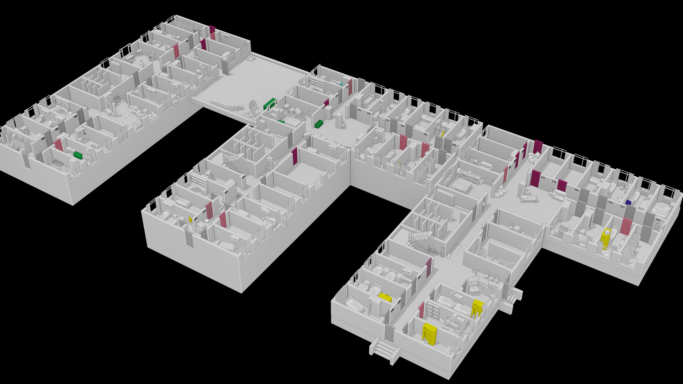 EFT Customs Dorms Map