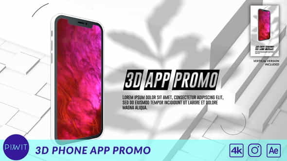 3D Phone App Promo - VideoHive 31403878